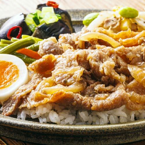 メガ盛り ガッツリ豚肉の生姜焼き丼