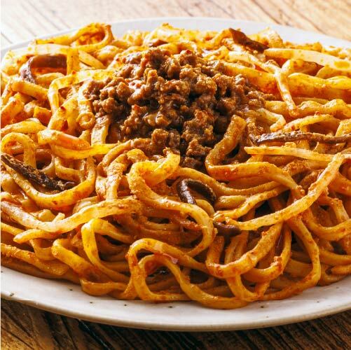 レンジで簡単　汁なし担々麺