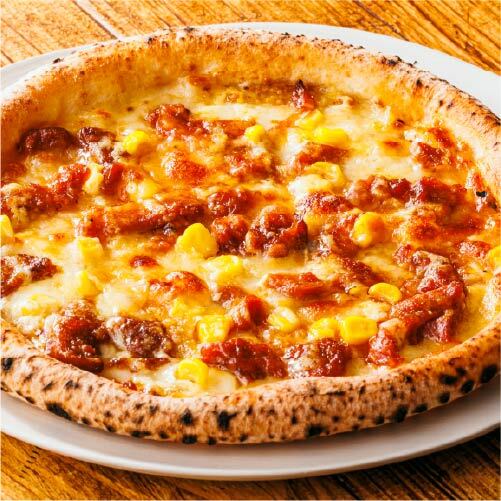 三ツ星ナポリ風ピッツァ 照り焼きチキン